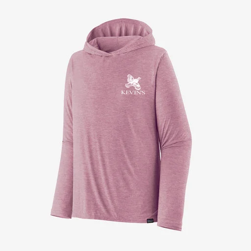 Kevin's Patagonia Long Sleeve Logo Cool Hoodie Hoodie with Exposed Zipper Edgy Industrial Kevin's Patagonia Long Sleeve Logo Cool Hoodie Hoodie with Exposed Zipper Edgy Industrial
