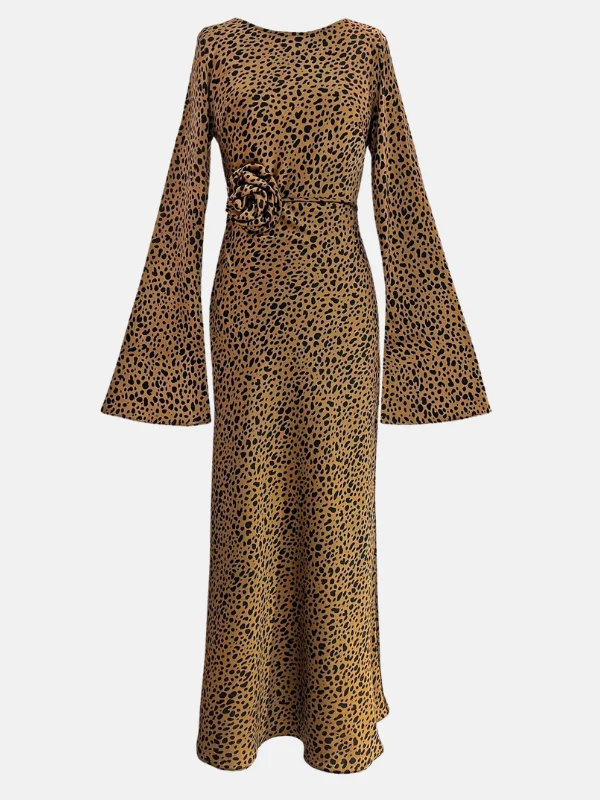 KYRA DRESS in Desert Dalmatian
