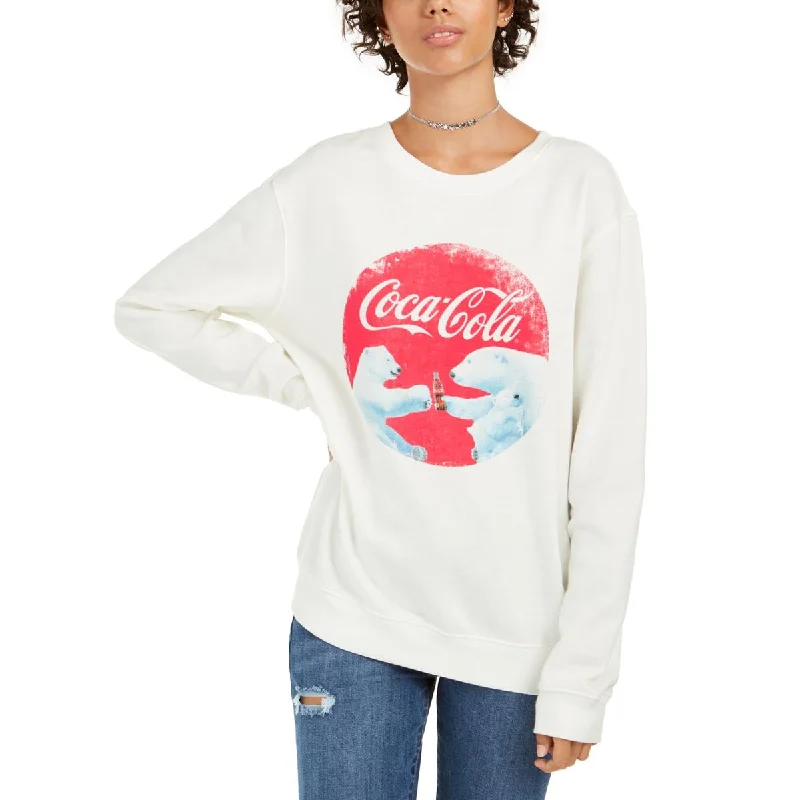 Love Tribe Womens Juniors Holiday Coca-Cola Sweatshirt Hoodie with Belted Waist Structured Tailored Love Tribe Womens Juniors Holiday Coca-Cola Sweatshirt Hoodie with Belted Waist Structured Tailored