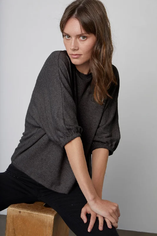MAKAYLA CREW NECK PULLOVER Long Sleeve Pullover
