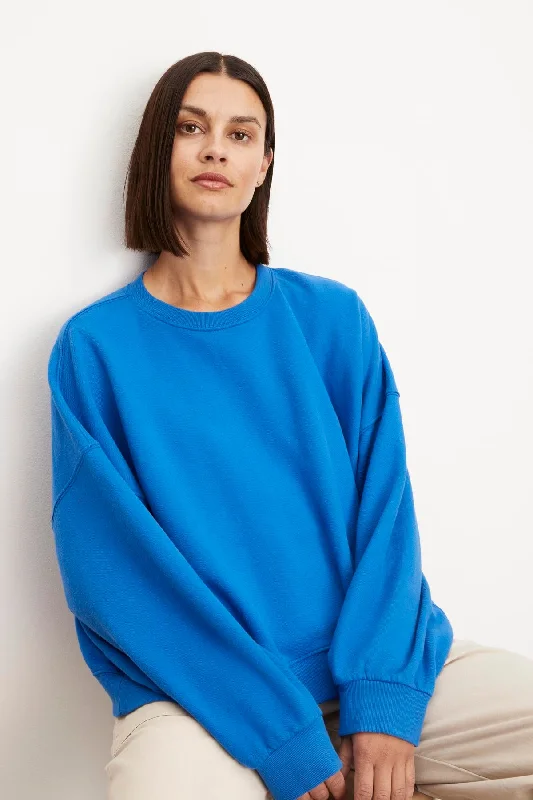 MARGOT OVERSIZED SWEATSHIRT Hoodie with Patch Decorative Personalized
