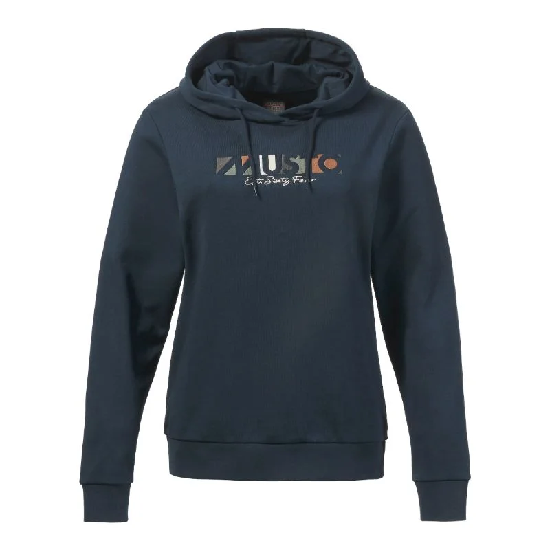Musto 1964 Ladies Hoodie - Navy Hoodie with Sequins Glamorous Eye-catching