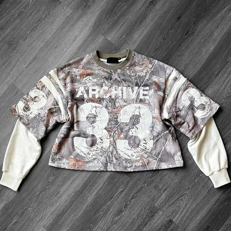 Gothic American Oversize Pattern Hip-Hop Street Sweatshirt Hoodie with Exposed Zipper Edgy Industrial Gothic American Oversize Pattern Hip-Hop Street Sweatshirt Hoodie with Exposed Zipper Edgy Industrial