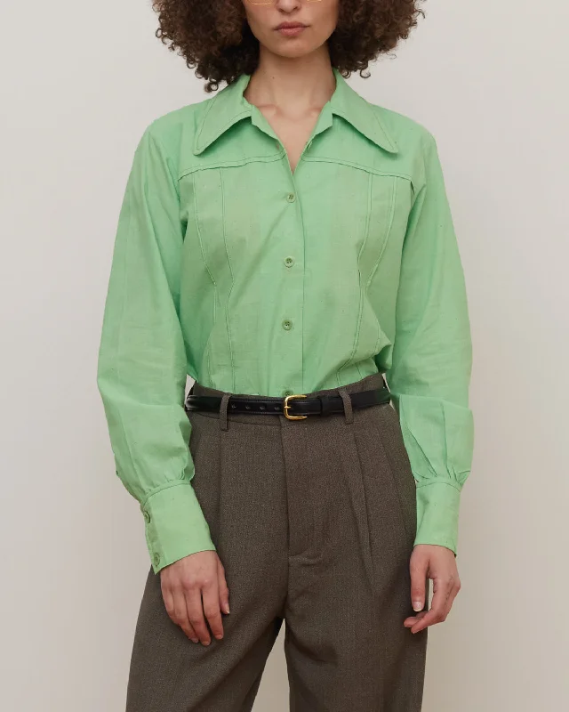 Indian Cotton Shirts Jacket / Green Knit Jacket Woven Jacket Fleece Jacket