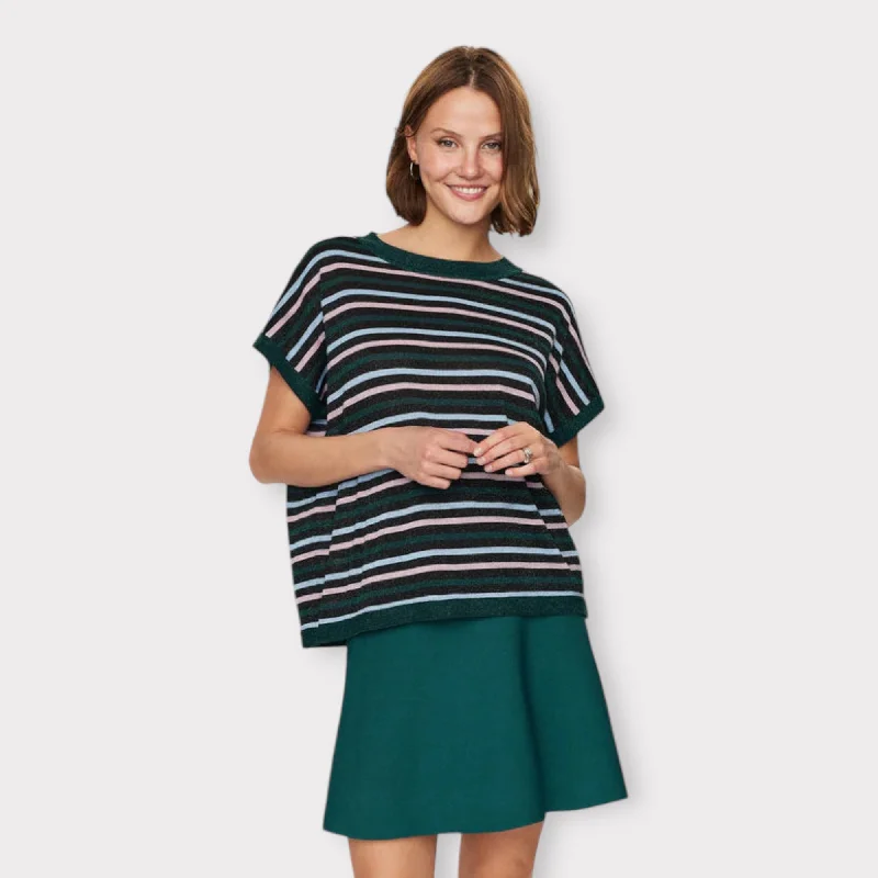 Numph Nutikki Darlene Pullover Caviar Leg Sleeve Comfort