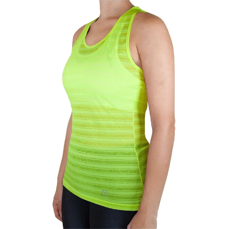 OgiYogi Zephyr Racerback Womens Training Vest Tank Top - Yellow sexy tank top