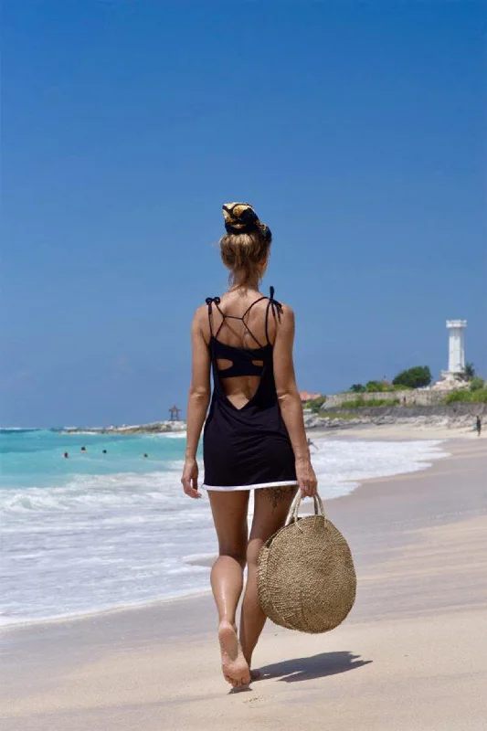 Organic Cotton Coral Beach Dress