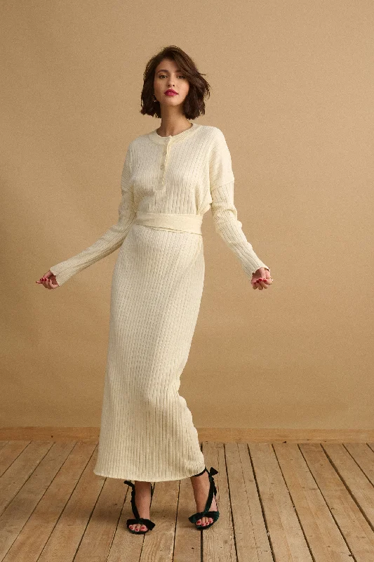 Oriana Dress (Ivory)