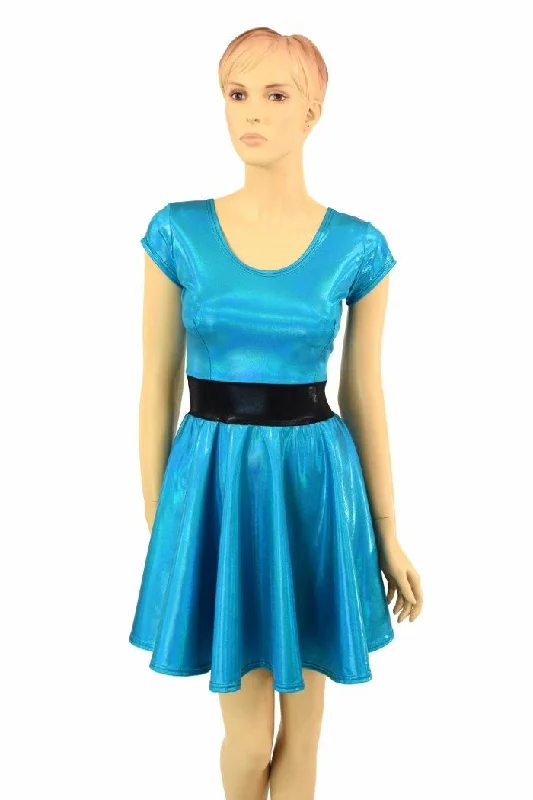 Peacock "Bubbles" Skater Dress