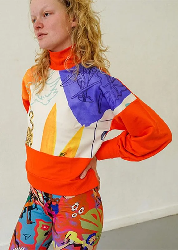 Pitaya Sweatshirt Chaos Hoodie with Pastel Soft Subtle