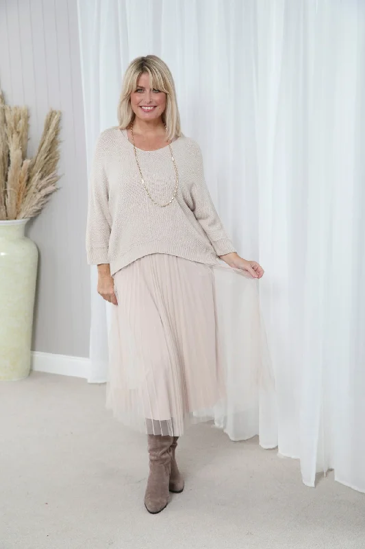 Kelly Two Piece Dress Ecru