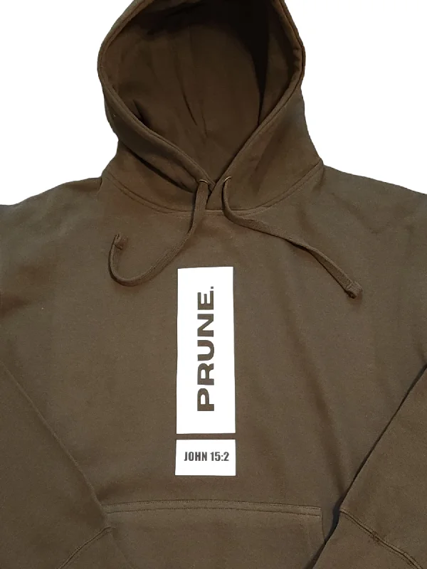Prune Hoodie (Unisex) Hoodie with Hem Lace Feminine Delicate
