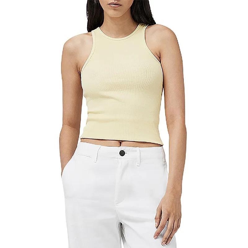Rag & Bone Womens Racerback Ribbed Pullover Top Chunky Knit Pullover