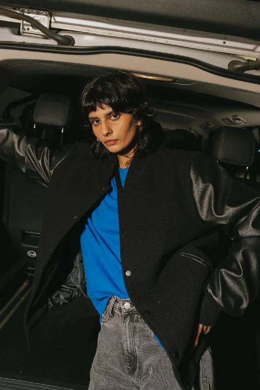 Raven Varsity Jacket Knit Jacket Woven Jacket Fleece Jacket