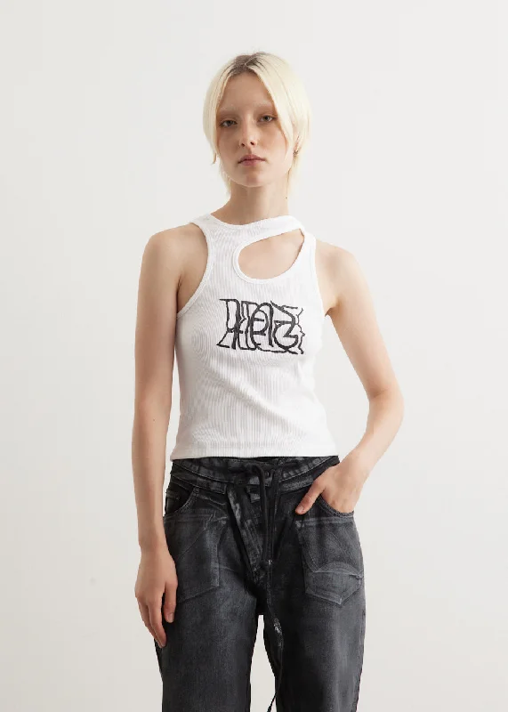Rib Tank Top workout tank top