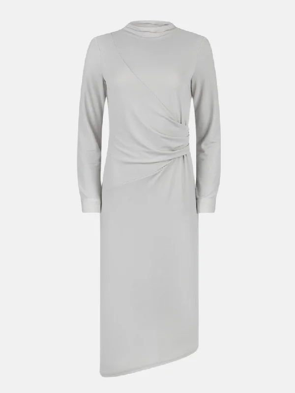 Cinched Asymmetrical Dress