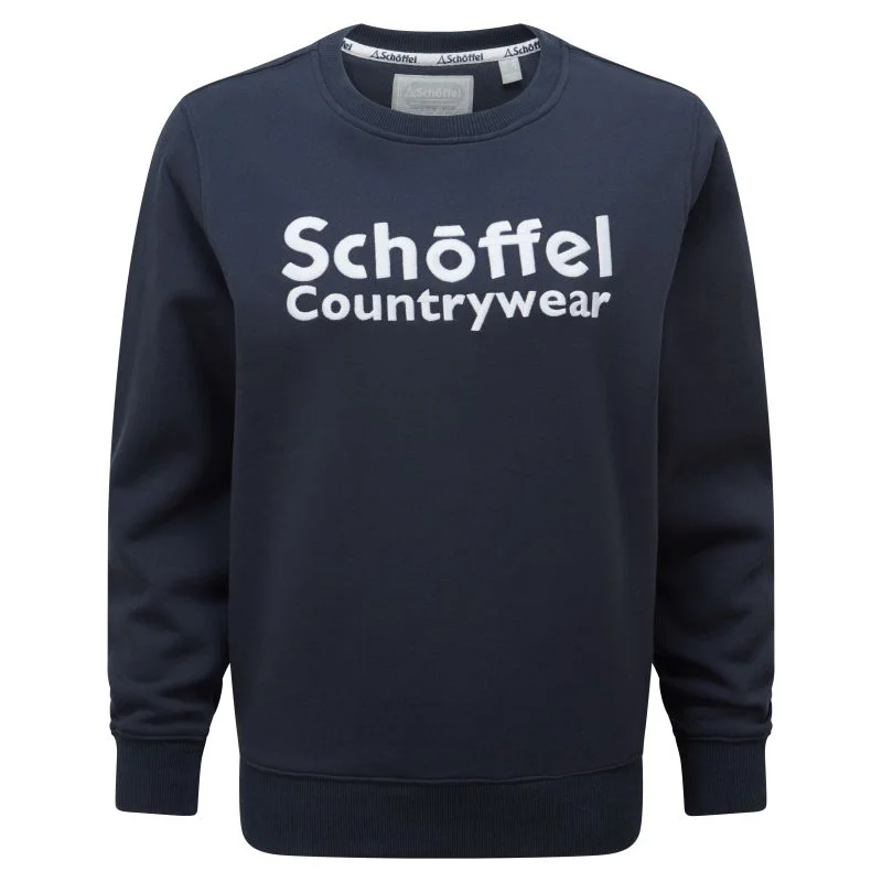 Schoffel St Helier Ladies Sweatshirt - Navy Hoodie with Full-Zip Functional Layering Schoffel St Helier Ladies Sweatshirt - Navy Hoodie with Full-Zip Functional Layering