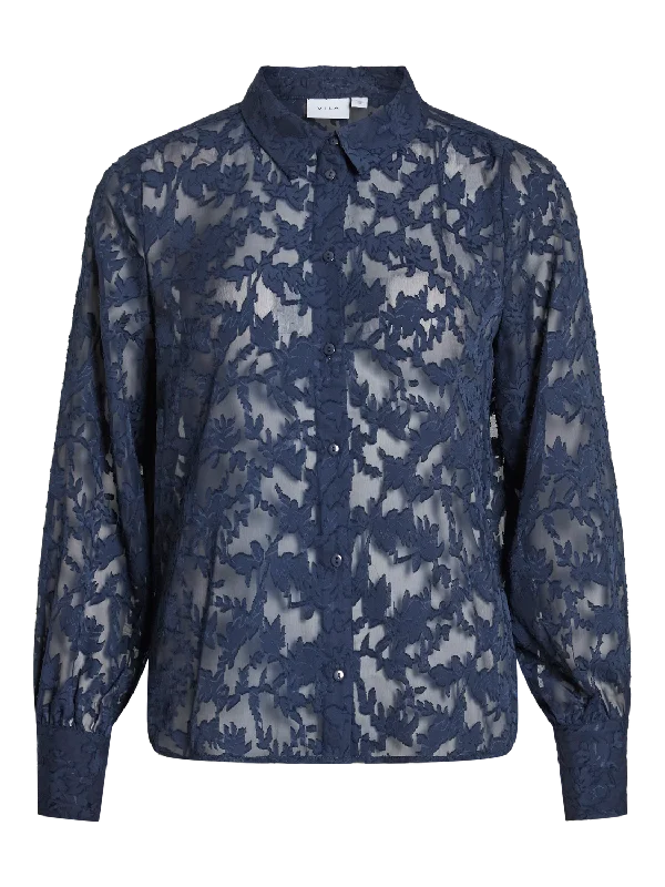 VIFLEMA Shirt - Navy Blazer Women's Pencil Blazer