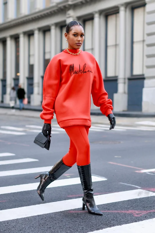 Signature Sweatshirt Dress Hoodie with Strings Custom Fit Adjustable