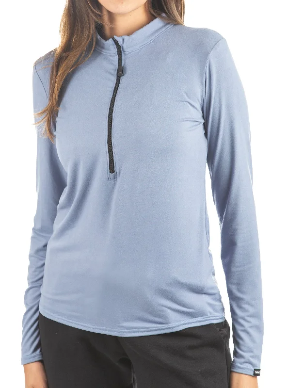 Oasis Long Sleeve 1/2 Zip SoftTECH™ Pullover V-Neck Stylish Pullover