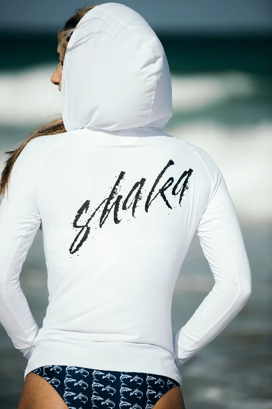 Spray Painted Shaka Performance Hoodie Hoodie with Pastel Soft Subtle
