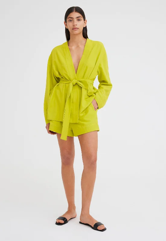 Spritz Cotton Jacket - Acid Tiered Jacket Buttoned Jacket Zippered Jacket