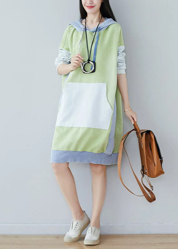 Style Green pockets Pullover Sweatshirt dresses Spring Hoodie with Tie-Dye Psychedelic Retro Style Green pockets Pullover Sweatshirt dresses Spring Hoodie with Tie-Dye Psychedelic Retro