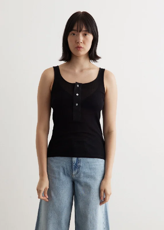 AMI Tank Top solid color tank