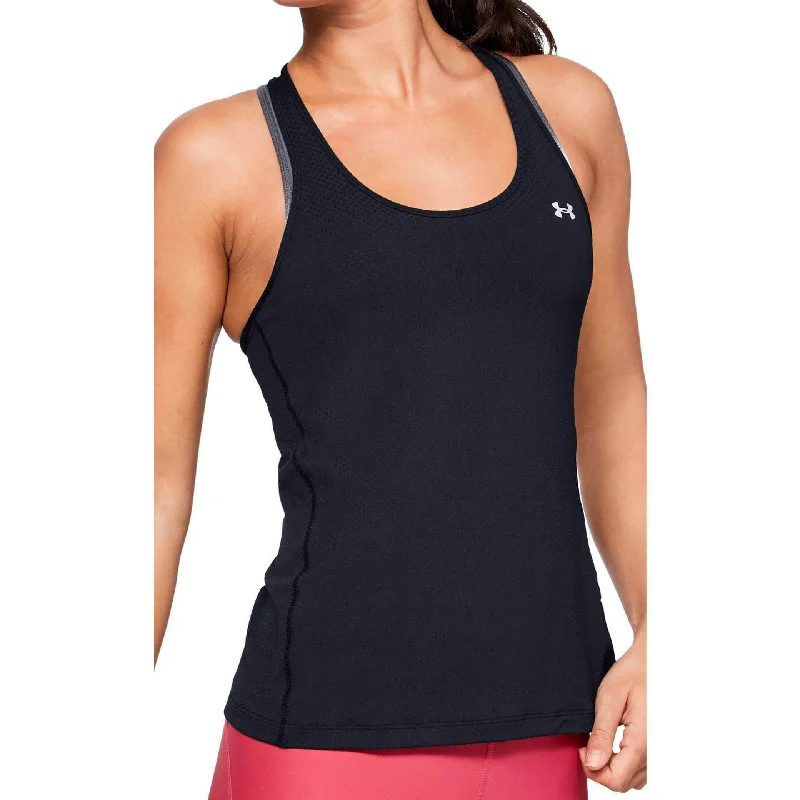 Under Armour HeatGear Racer Womens Training Vest Tank Top - Black chic tank top