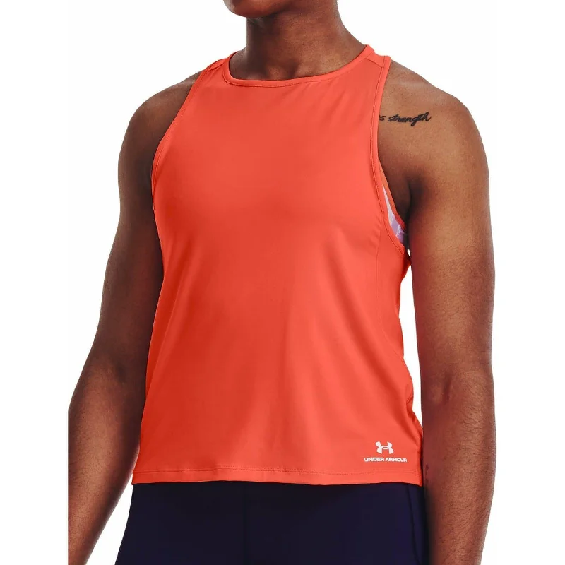 Under Armour Rush Energy Womens Training Vest Tank Top - Orange lace tank top