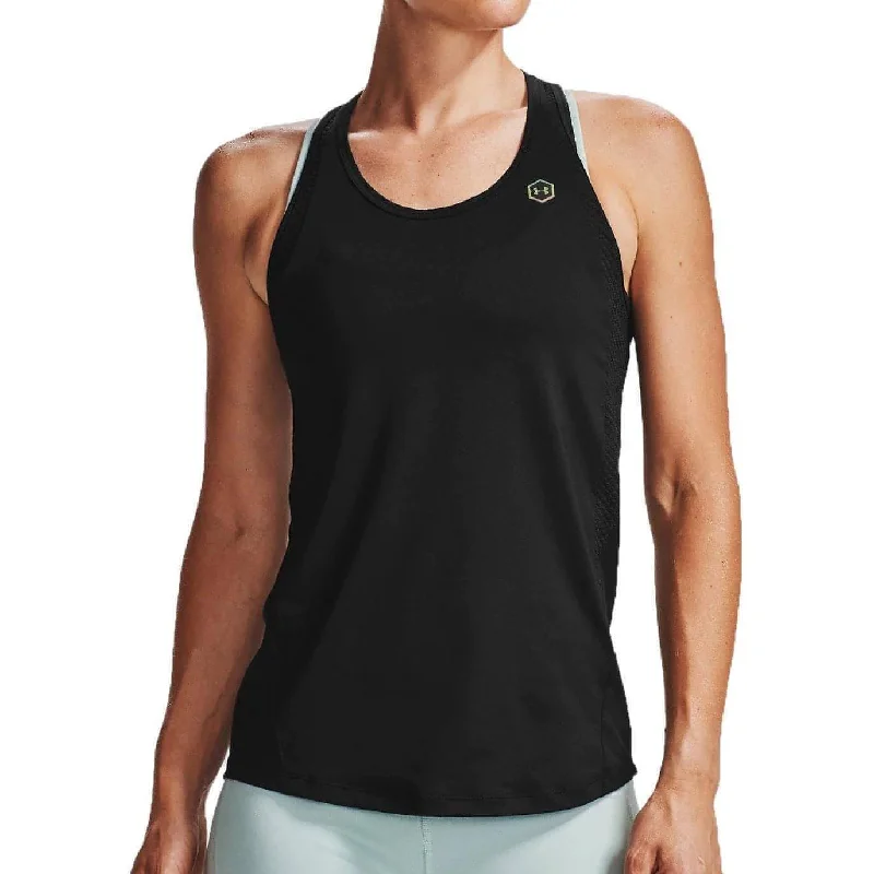 Under Armour Rush Womens Training Vest Tank Top - Black yoga tank top
