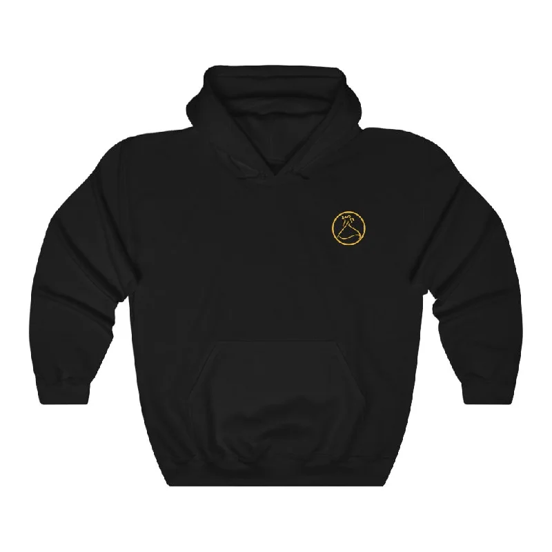 Unisex Heavy Blend™ Hooded Sweatshirt Hoodie with Hem Applique Textured Unique