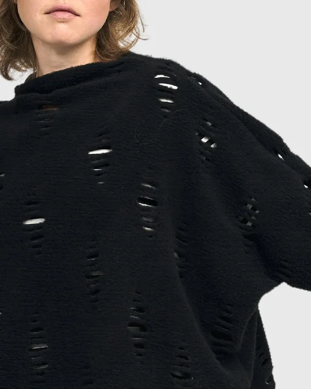 Urban Spellbound Pullover Top, Rifts Textured Knit Design