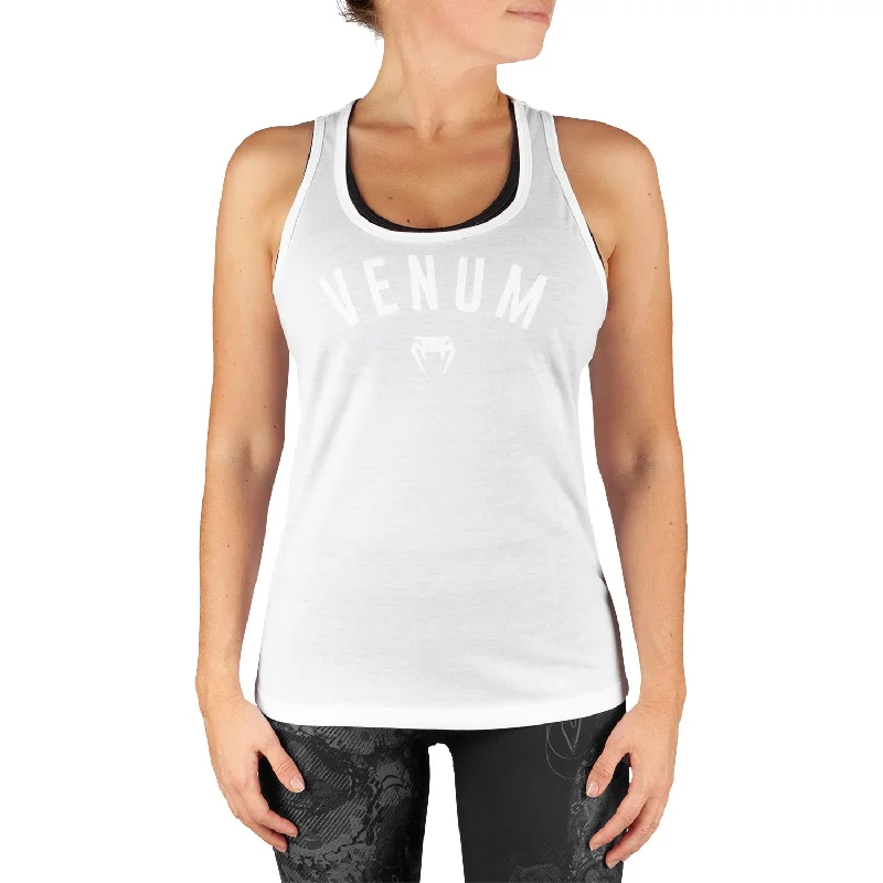 Venum Classic Tank Top - For Women - White lace back tank