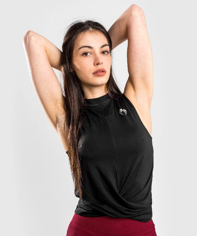 Venum Glow Tank Top - For Women - Black scoop neck tank