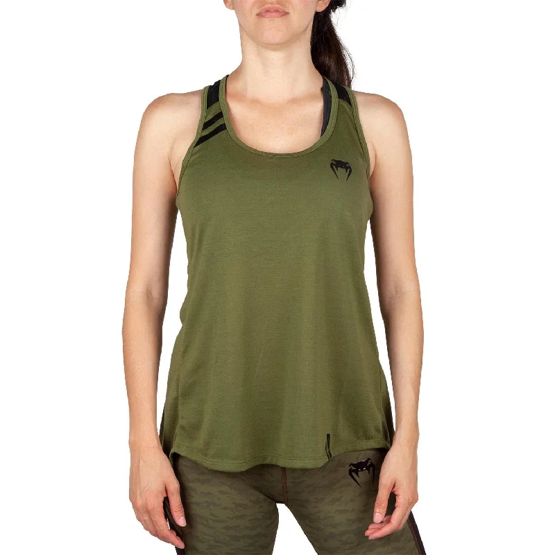 Venum Power 2.0 Tank Top - For Women - Khaki/Black soft tank top