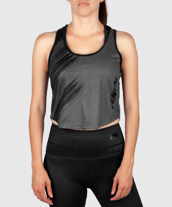 Venum Rapid 2.0 Tank Top - For Women - Black/Black crew neck tank