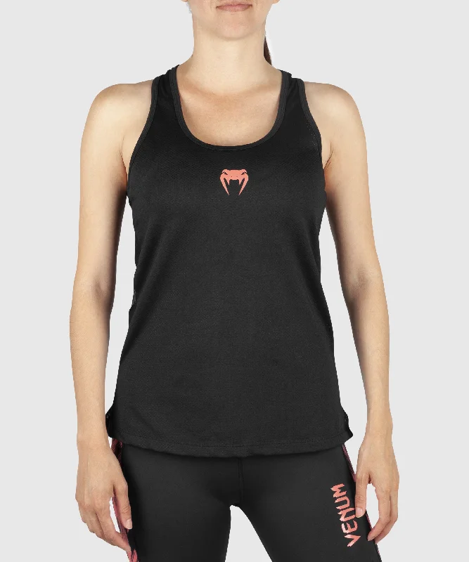 Venum Tecmo Tank Top - For Women - Black/Coral floral tank top