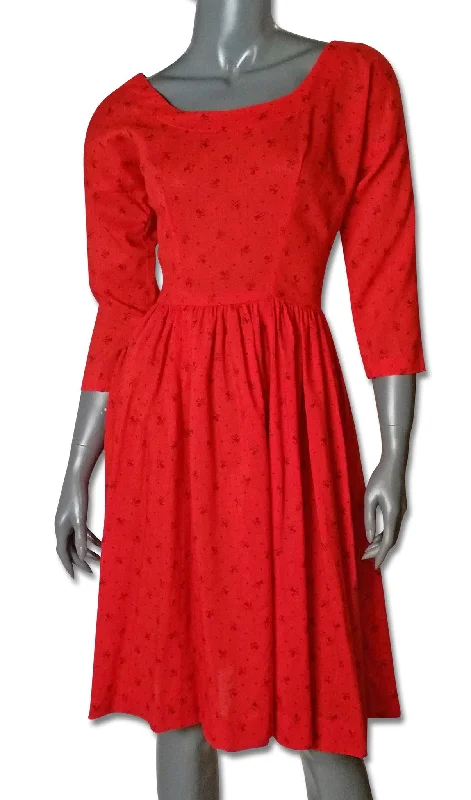 Vintage Fleur de Lys Ballerina Dress