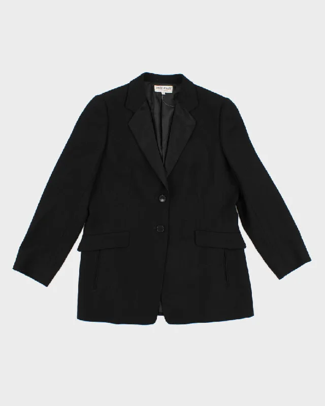 Vintage Woman's Giorgio Armani Blazer with satin collar - M/ 10 Women's Boutique Suit Vintage Woman's Giorgio Armani Blazer with satin collar - M/ 10 Women's Boutique Suit
