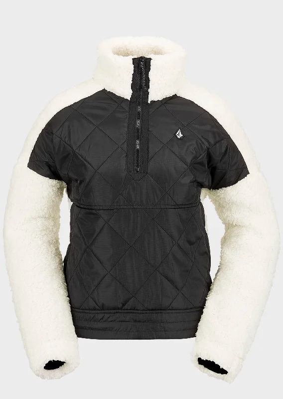 Volcom Women's Ferron Pullover Jacket Herringbone Jacket Checkered Jacket Solid Jacket Volcom Women's Ferron Pullover Jacket Herringbone Jacket Checkered Jacket Solid Jacket