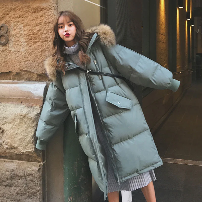 Warm Fur Collar Long Down Coats For Women Winter Jacket Nylon Jacket Polyester Jacket Spandex Jacket Warm Fur Collar Long Down Coats For Women Winter Jacket Nylon Jacket Polyester Jacket Spandex Jacket