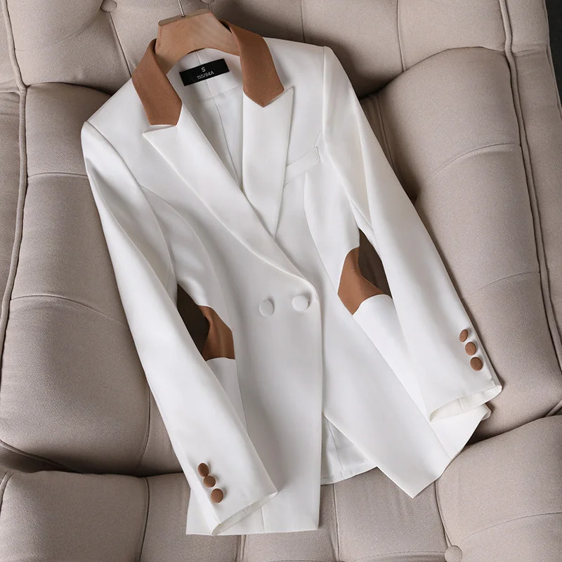 White  blazer