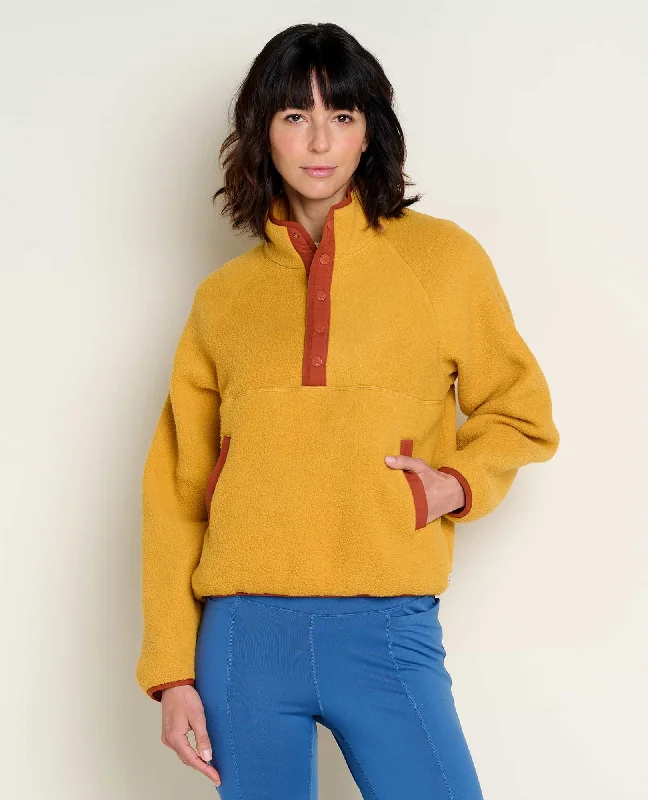Women's Campo Fleece Pullover Tight Sleeve Top