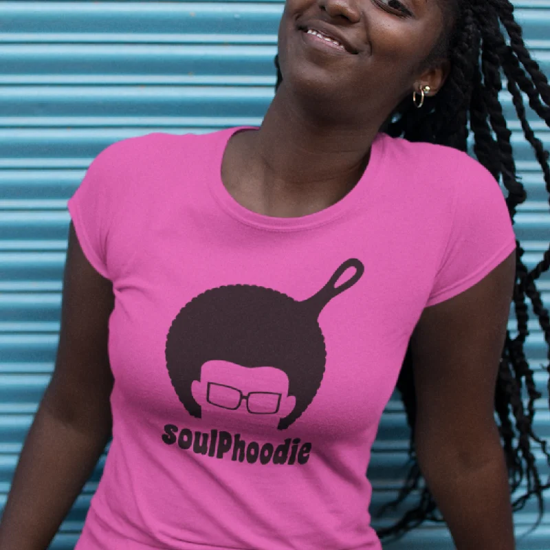 Women's soulPhoodie Tee Hoodie with Hem Patch Decorative Personalized
