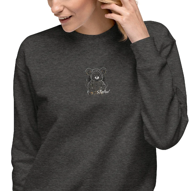 Women's Urban Styled Premium Sweatshirt Hoodie with Turtle Neck Cozy Winter