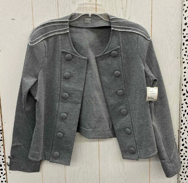 ANA Gray Womens Size 12/14 Blazer Women's Elegant Suit