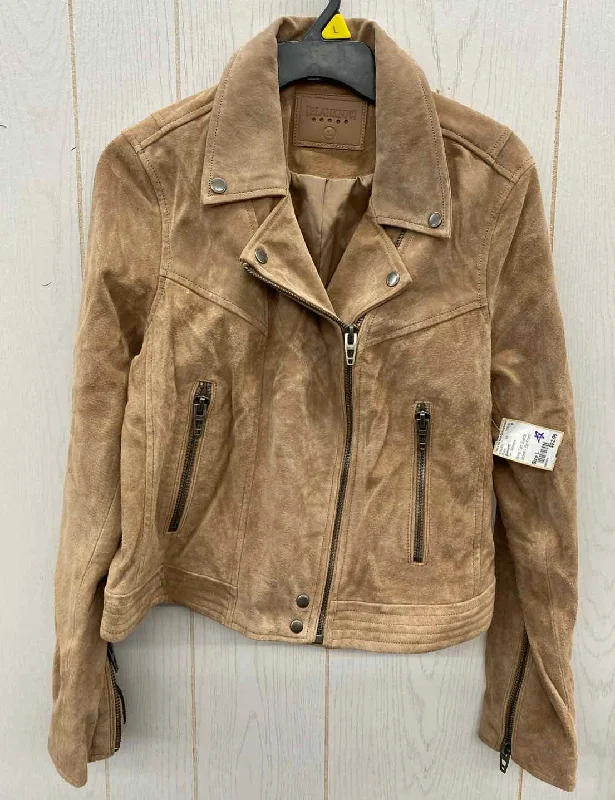 BlankNYC Tan Womens Size L Blazer Women's Trendy Jacket