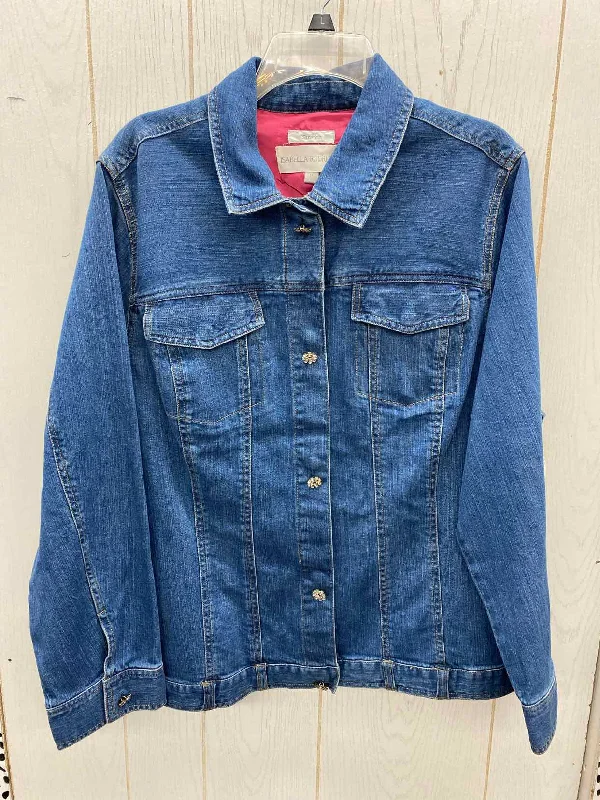 Blue Womens Size 1X Blazer Women's Unique Blazer