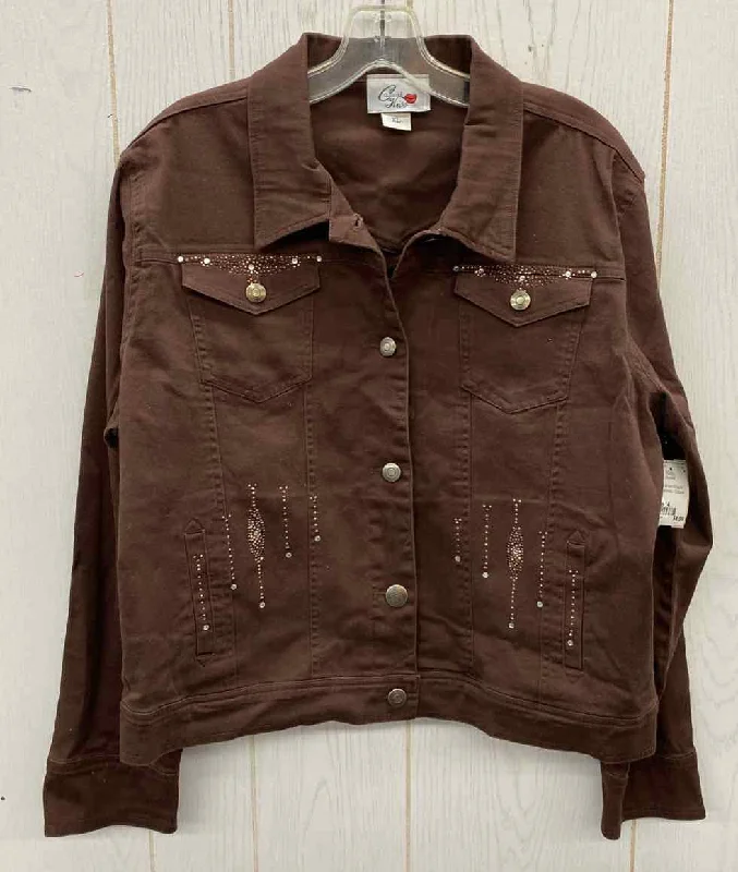 Brown Womens Size 14 Blazer Women's Custom Jacket